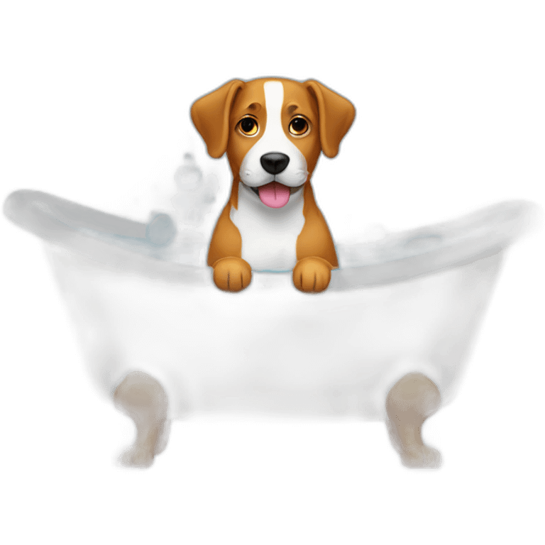 dog bath emoji