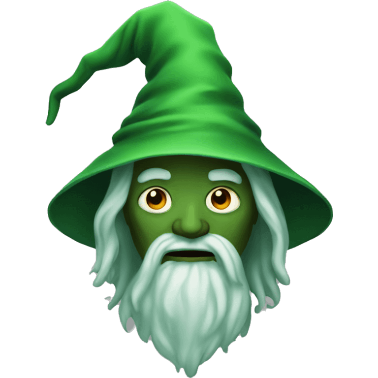 Green wizard meme emoji