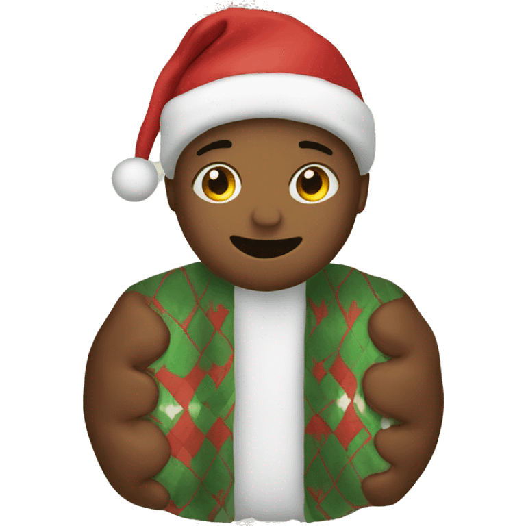 Christmas blanket emoji