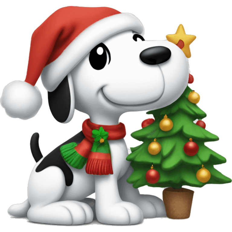 Snoopy Christmas  emoji