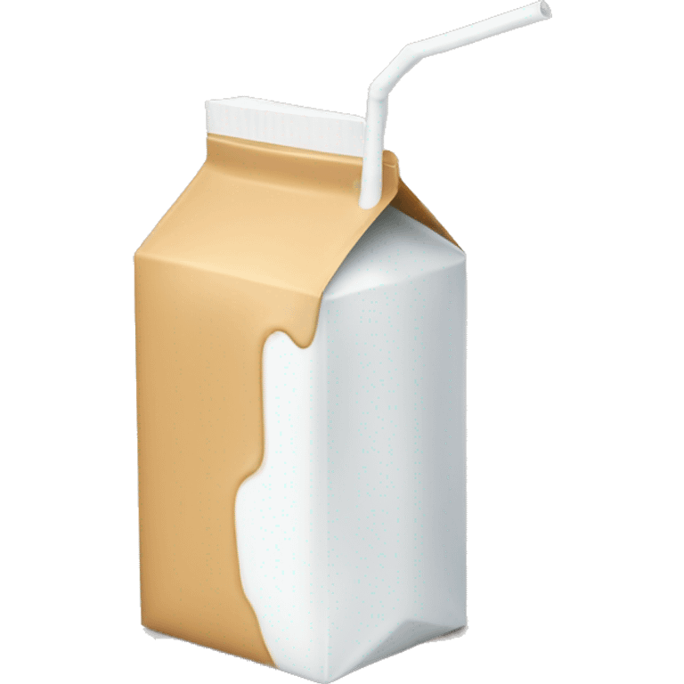 milk carton with straw emoji