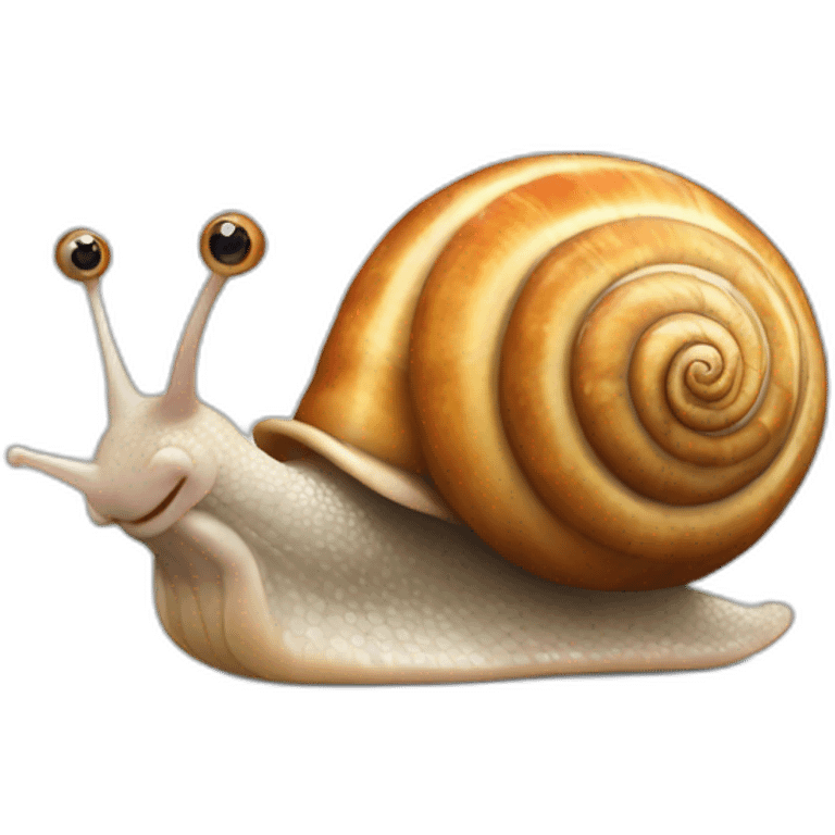 Snail with love emoji