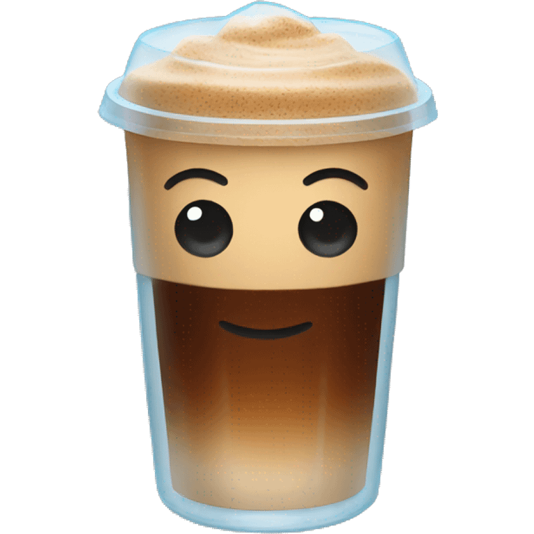 Ice coffee emoji