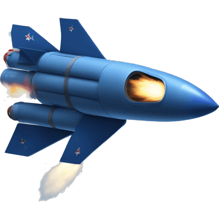 Full Navy Rocket with « Blue Fast Pack » test inside  emoji