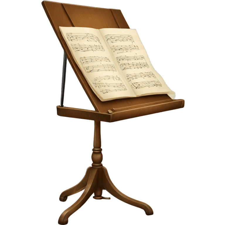 vintage music stand emoji