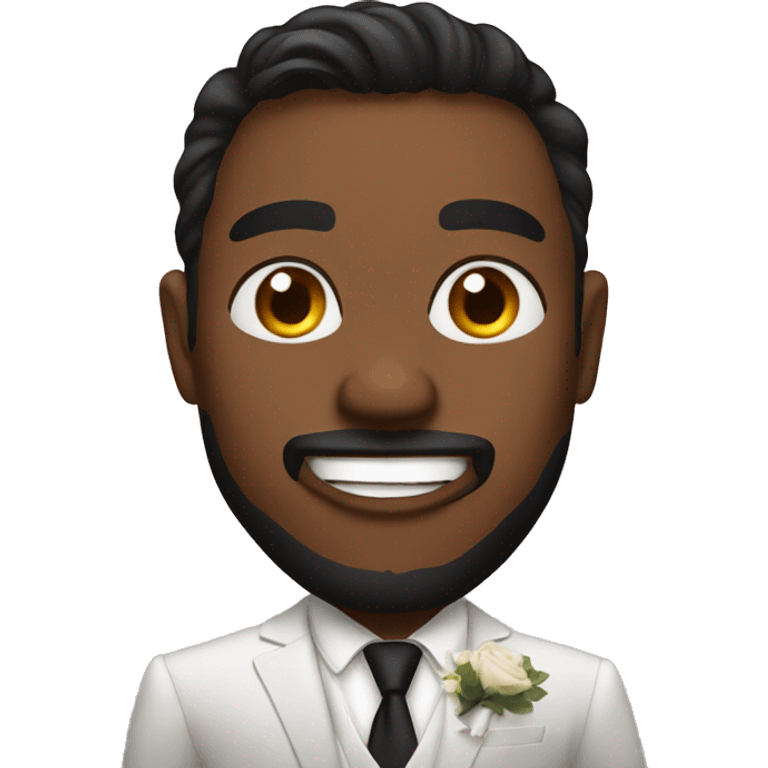 Husband wedding solo emoji