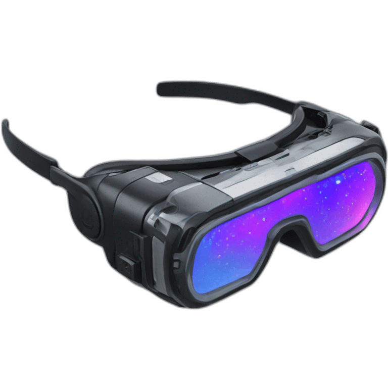 cyberpunk virtual reality glasses accessory emoji