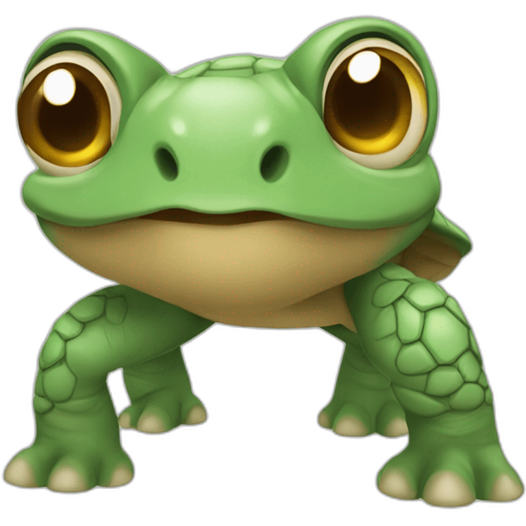 Chat sur tortue emoji