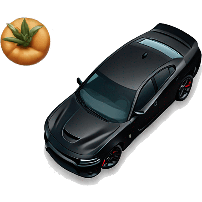 Dodge Charger SRT hellcat emoji