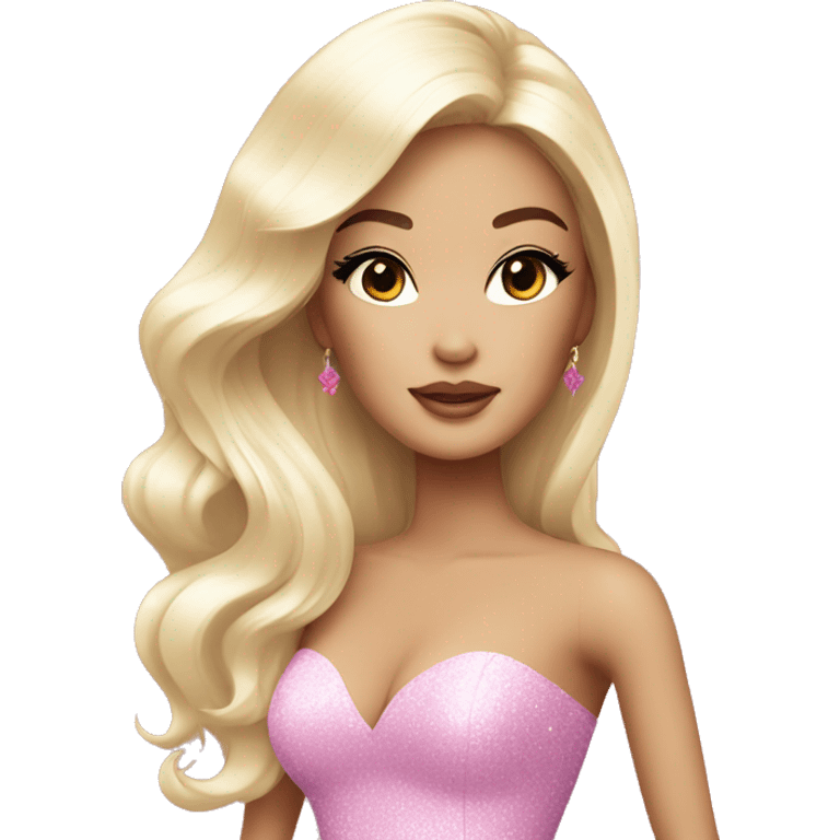 glamorous asian barbie  emoji