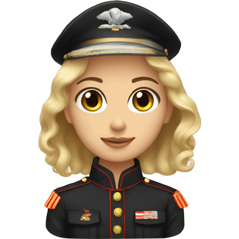 Marine, girl, piel Clara emoji