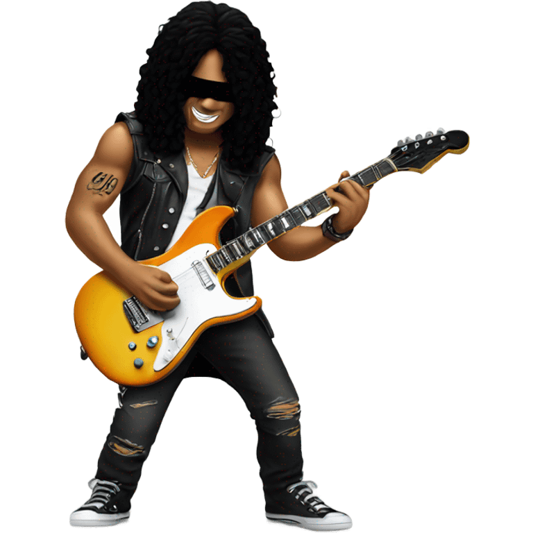 slash with fender emoji