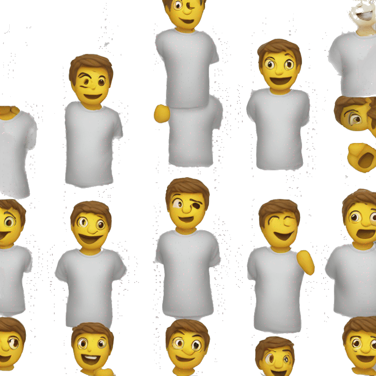 3 stacked t-shirts  emoji