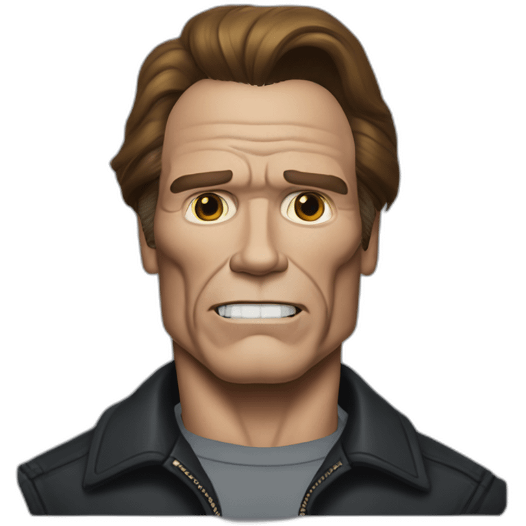 arnold Schwarzenegger in michael myers clothes emoji