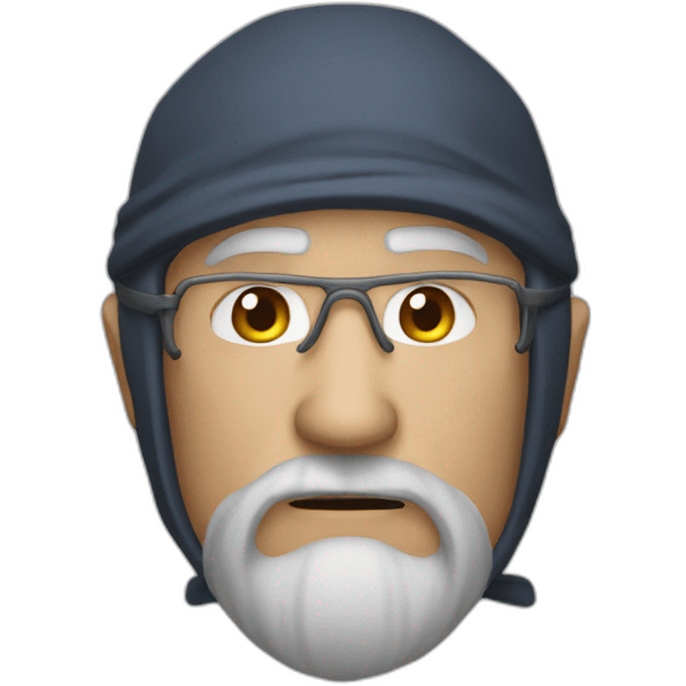 old man ninja from batman emoji