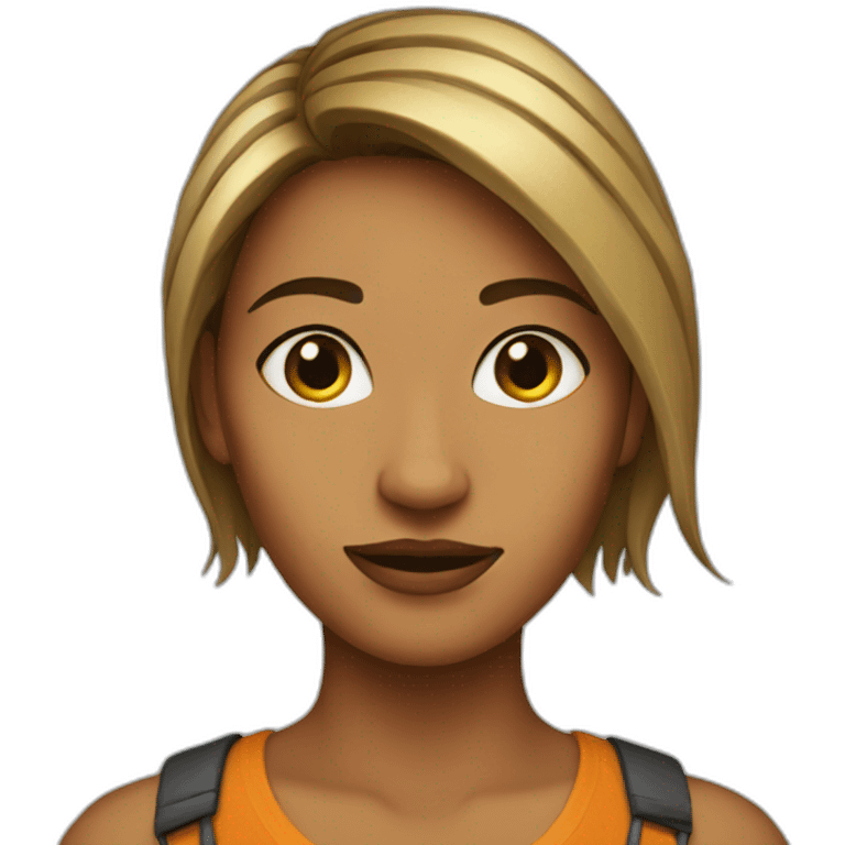 half woman, half tigress emoji