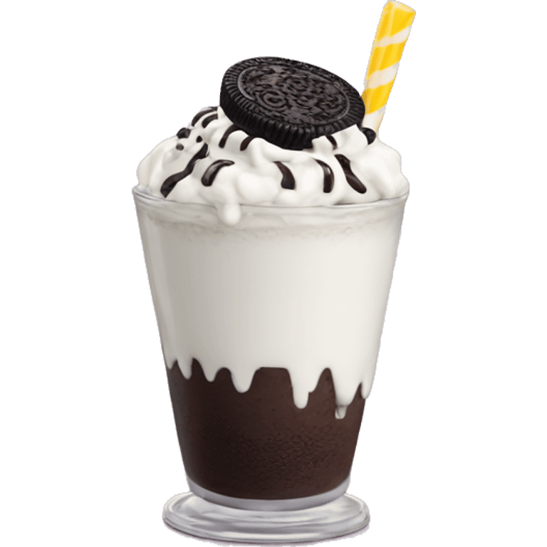 Oreo shake emoji