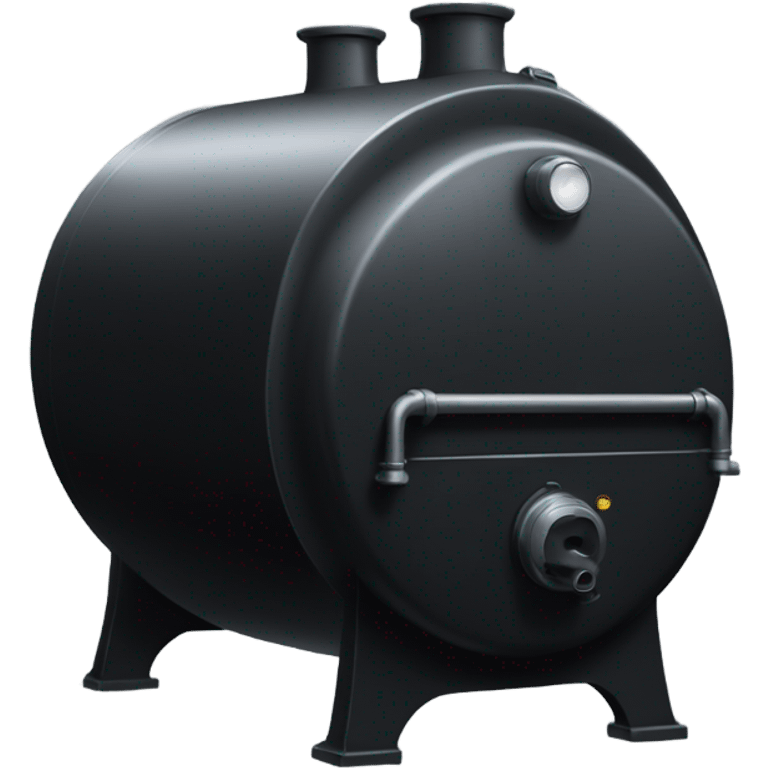 The boiler is black emoji