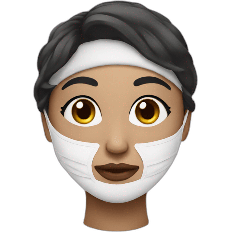 face mask beauty emoji