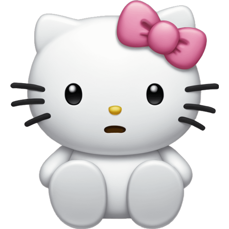 sad hello kitty  emoji