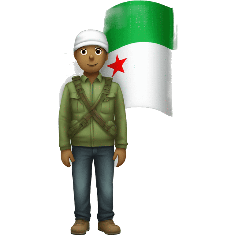 Green flag of Syria emoji