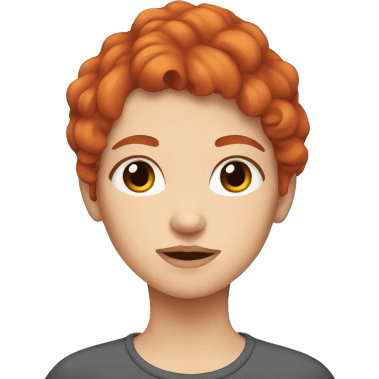 Redhead soft girl emoji