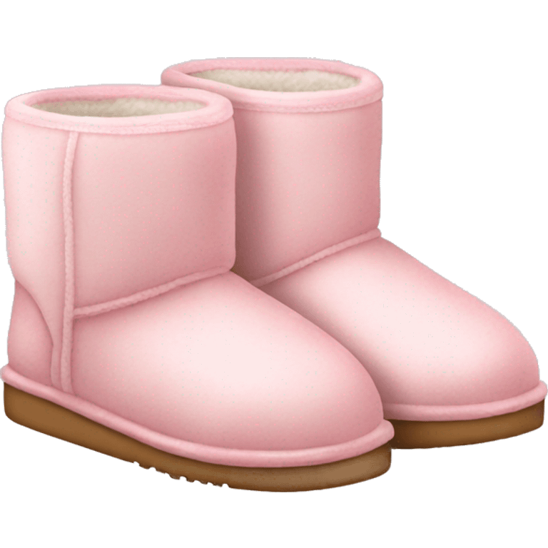 light pink uggs slippers emoji