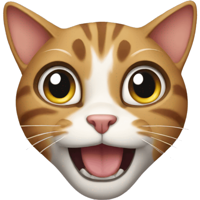 Cat shocked emoji