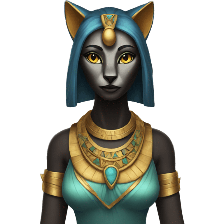 bastet goddess full body  emoji