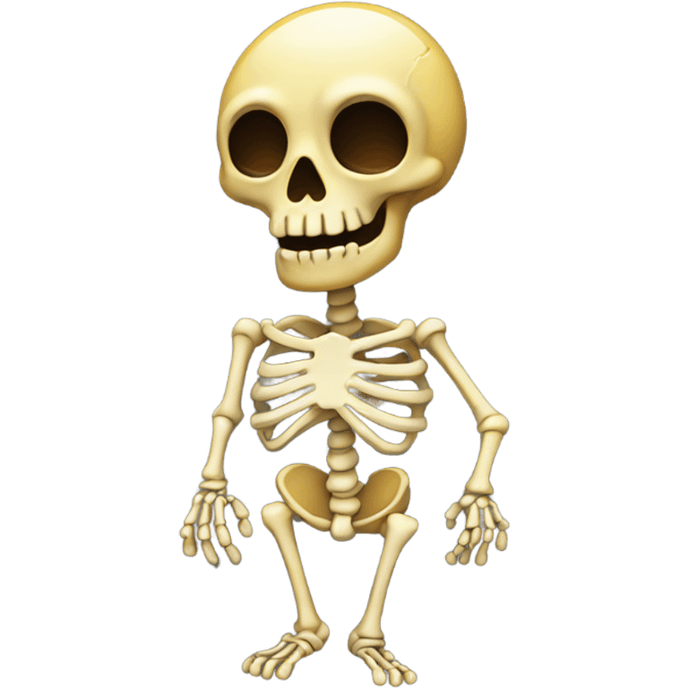 Pee skeleton emoji