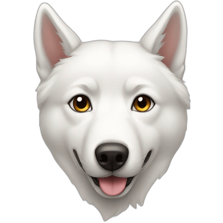 white husky emoji