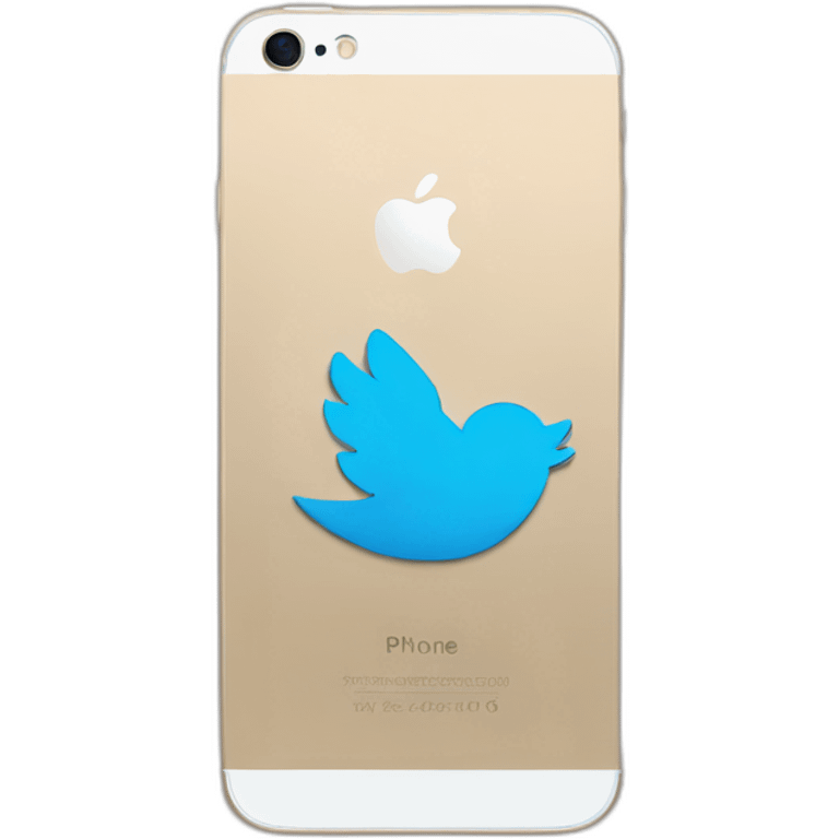 iphone with twitter emoji