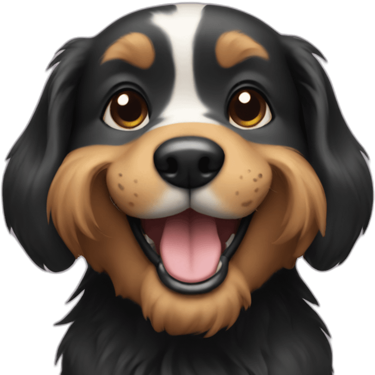 A smiling dog emoji