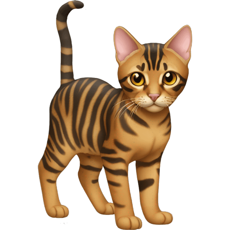 Toyger Cat Breed Full Body emoji