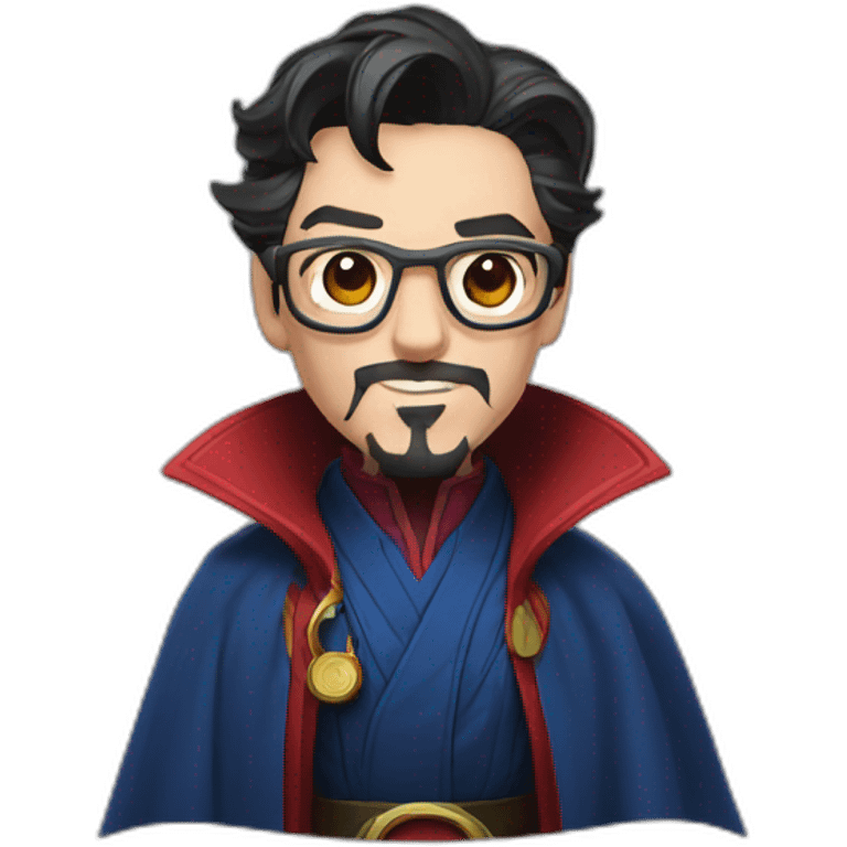 Doctor strange wearing glasses  emoji