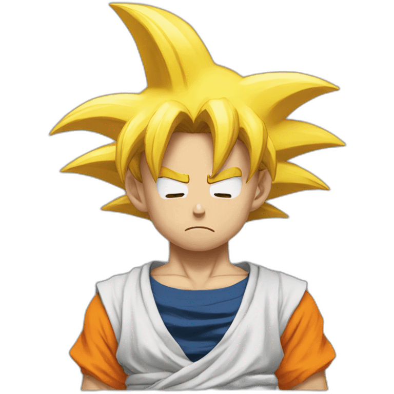 Sad goku emoji