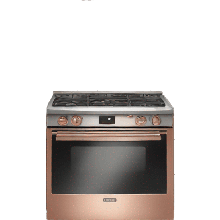 Realistic rose gold front facing kitchen. emoji