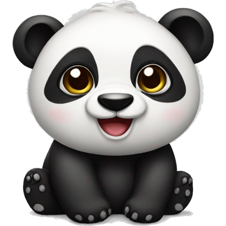 cute party panda  emoji