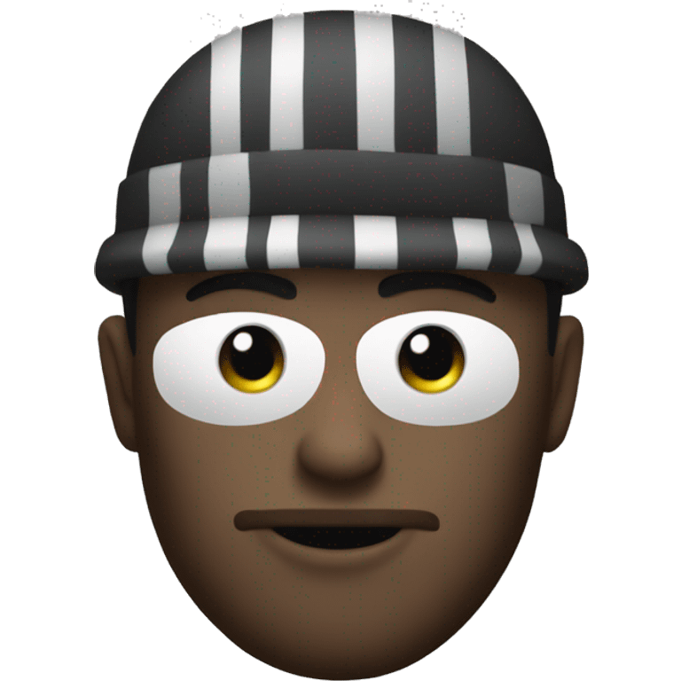 Robber stripes emoji emoji