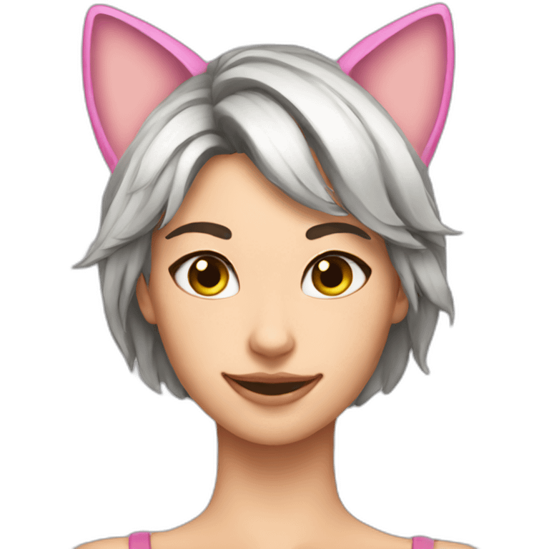 sexy cat earssexy cat ears emoji