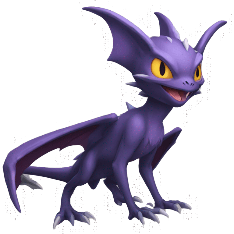 Noivern-Noibat-Nargacuga-Fakémon full body emoji