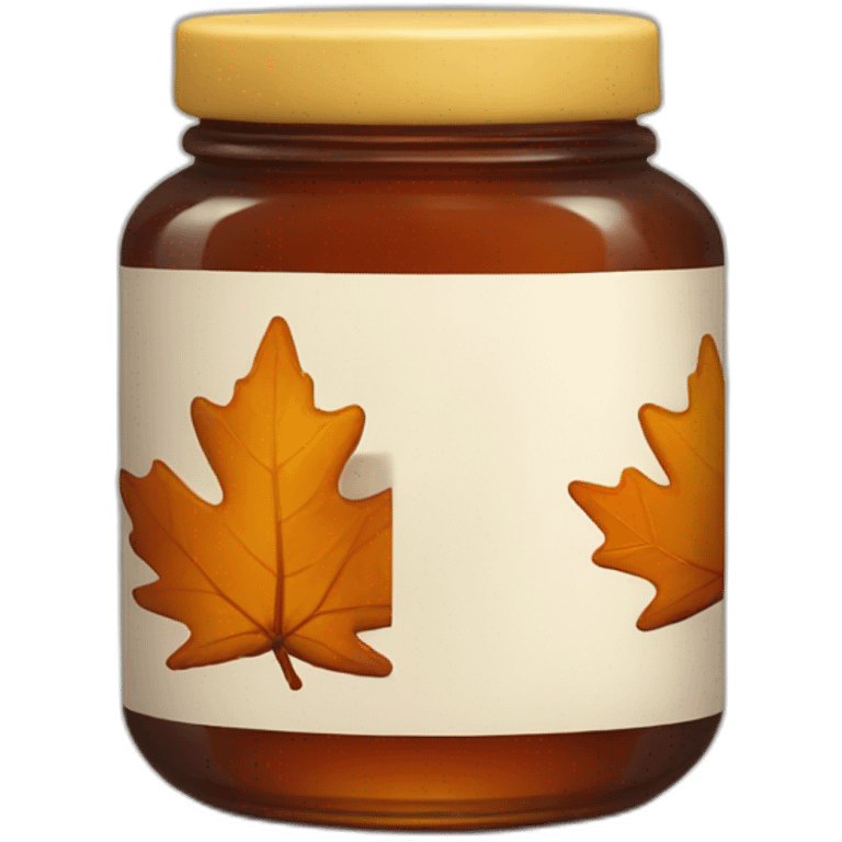 Jar of maple syrup emoji