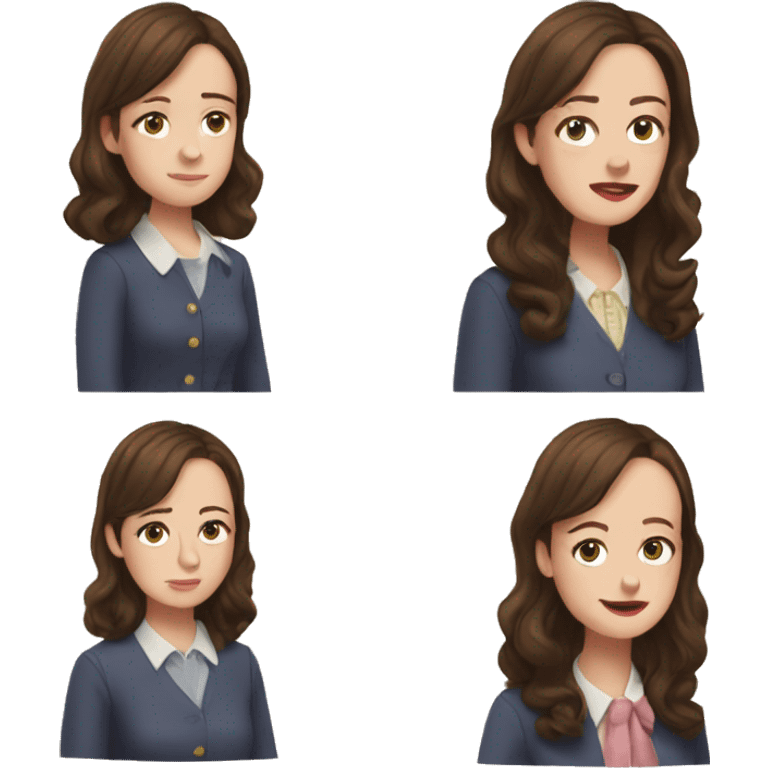 Rory Gilmore learning emoji