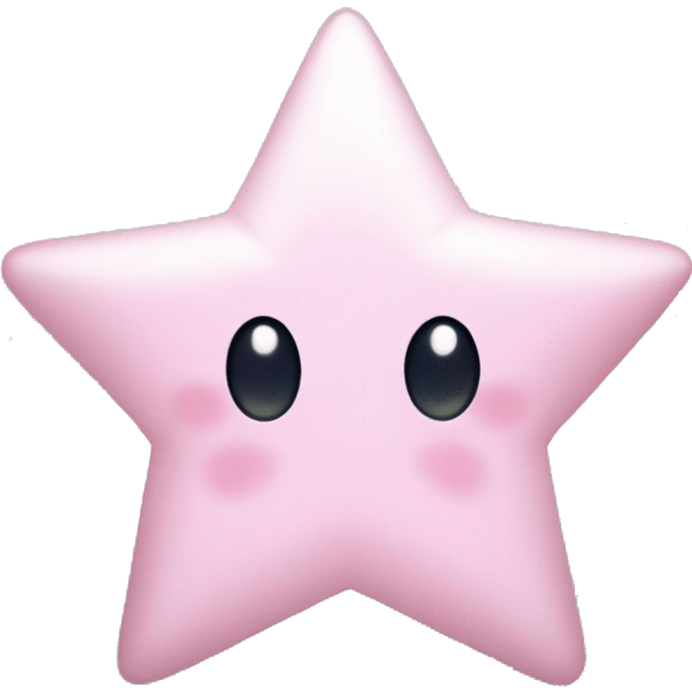 pale pink star sparkle emoji