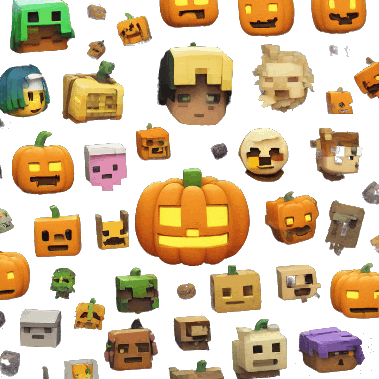 minecraft pumpkin halloween badge cinematic cyberpunk pokemon emoji