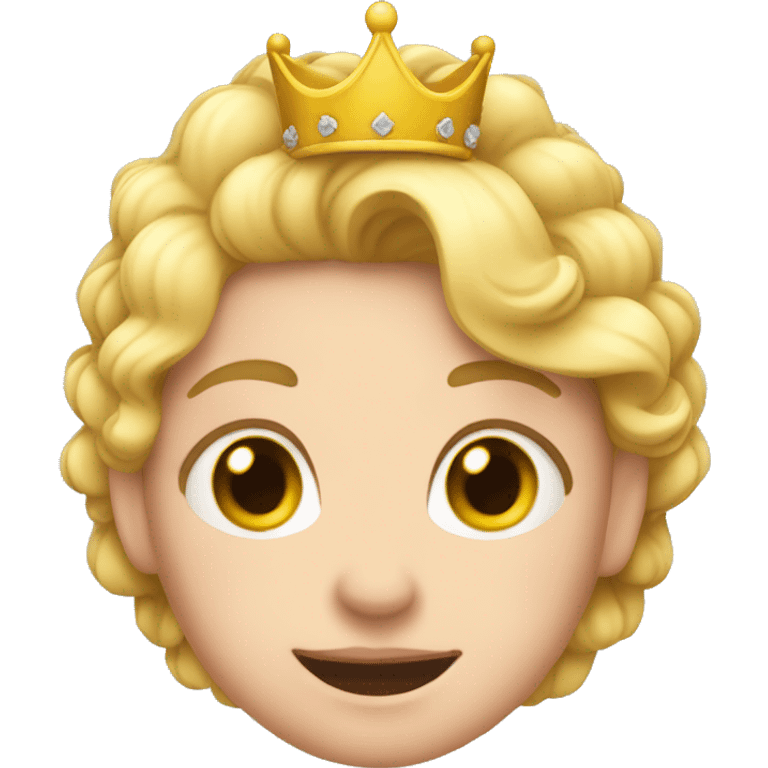 This emoji 💁🏼‍♀️ With a crown on the head  emoji