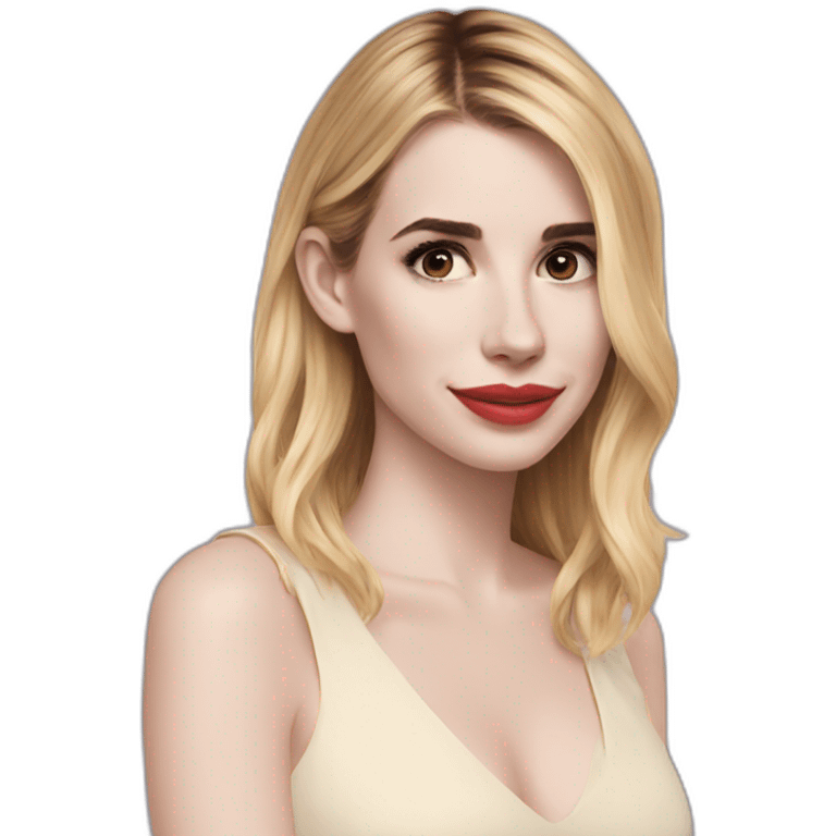 Emma roberts emoji