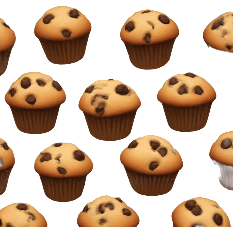 Chocolate chip muffin  emoji