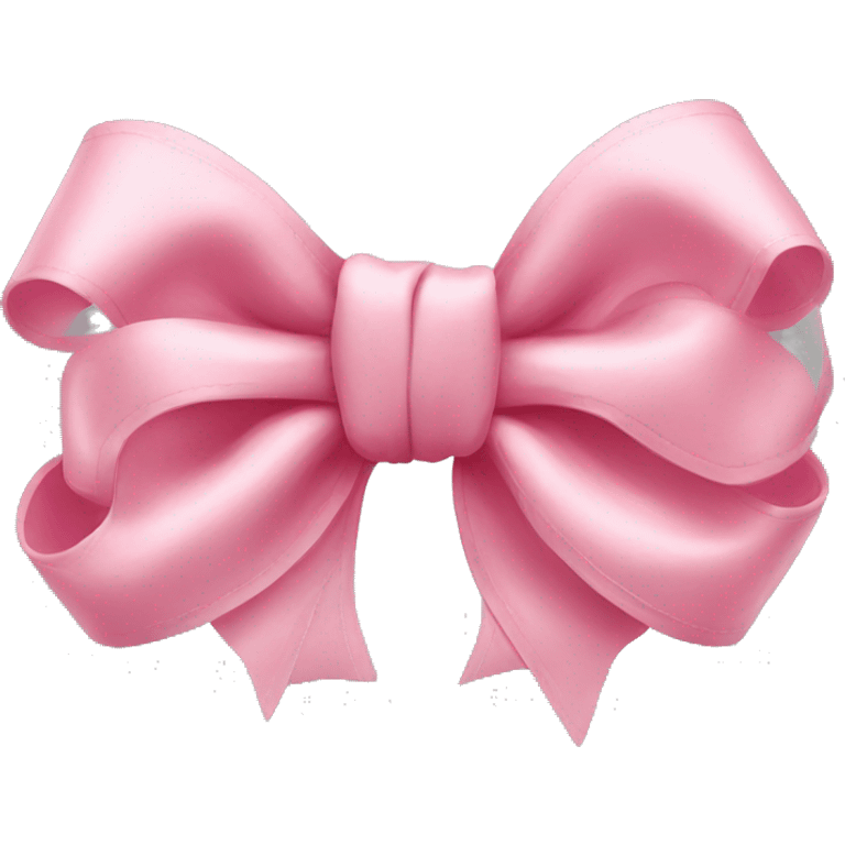 Chanel pink bow emoji