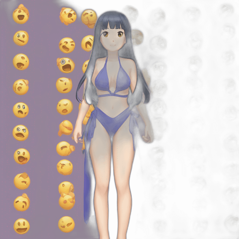 hinata hyuga full body pawg tiny swimsuit back focus emoji